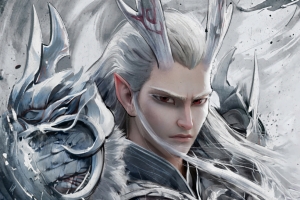 敖光 哪吒之魔童闹海 水墨2880x1800分辨率高清壁纸