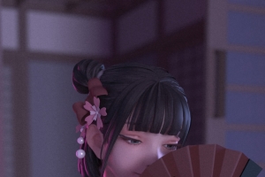 集原美 和服 扇子4k手机壁纸【2160x3840】