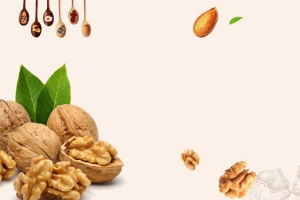简约清新零食大促banner