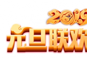 2019元旦联欢晚会主题字