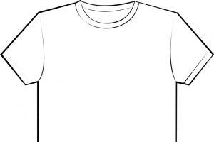 短袖服装手绘素材图