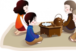 全家团圆庆中秋