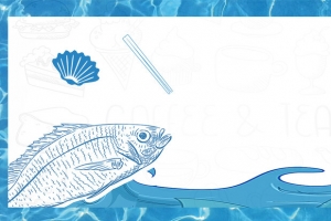 卡通秋季秋天海鲜