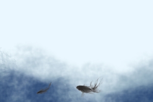 彩色莲花古典背景图