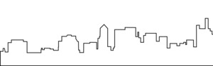简笔画城市建筑素材图