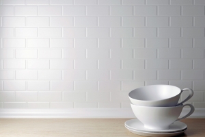 简约墙壁碗碟高清PNG透明背景设计素材免费下载