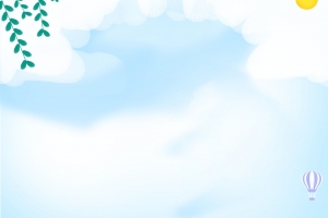 蓝色海洋天空背景图