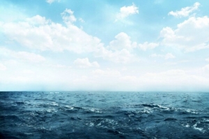 波涛汹涌的海水海报背景