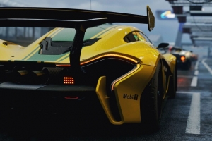 3840x2160  mclaren p1 gtr mclaren p1 mclarren 跑车 后视壁纸 背景