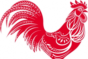 公鸡剪纸