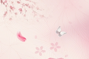 粉色唯美樱花节海报背景素材