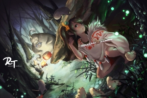 听妖曲4k插画壁纸