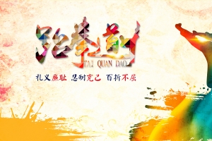 跆拳道招生海报