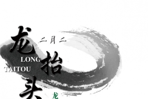 中国风龙抬头文案排版