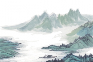 水墨中国风山水画