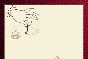 中国风古典艾灸浅色背景素材