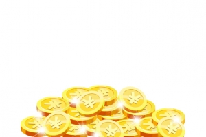 金币堆钱币堆