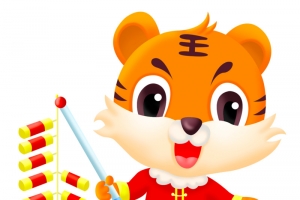 虎年IP角色新年卡通老虎