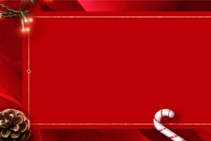 双旦红色简约淘宝喜庆banner