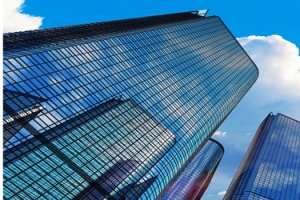 现代都市建筑淘宝海报背景