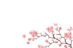 清新  粉色桃花  花朵  桃花