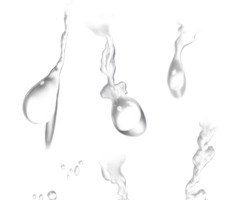 汗水流汗水润补水高清PNG透明背景免扣设计素材免费下载