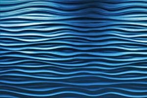 波浪 浮雕 纹理 蓝色 4k壁纸 3840x2160