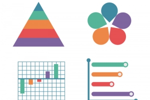 ppt扁平化简洁矢量图