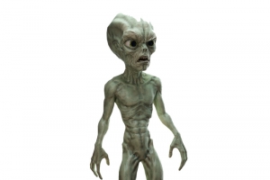 行走的站立外星人