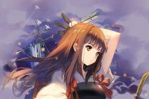 赤城动漫少女2k手机壁纸竖屏