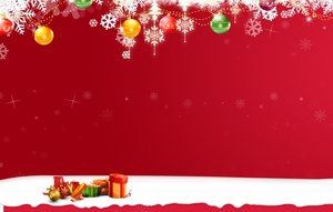 圣诞节海报设计素材-红色喜庆高清PNG透明背景banner图片免费下载