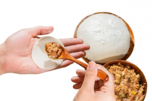 冬至包饺子食材元素