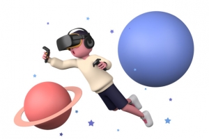 C4D渲染VR人物