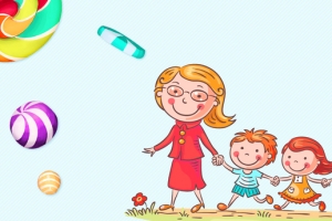 幼儿园卡通宣传教育banner