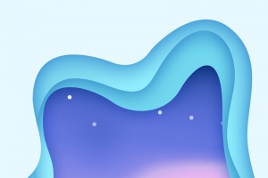 父亲节创意剪纸背景