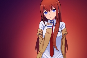 Makise Kurisu 可爱动漫女生4K壁纸