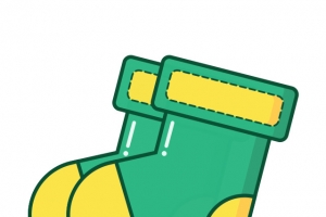 袜子 卡通 PNG 免扣
