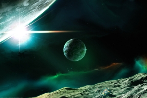 高科技，地球,星空