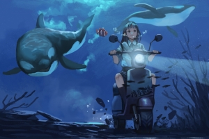 深海行驶动漫美图