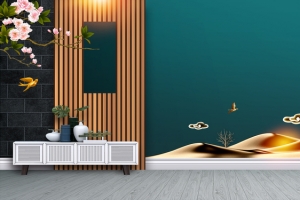 中式装修简洁创意公园别墅banner