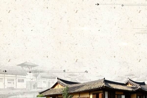 中国风水墨传统屋檐