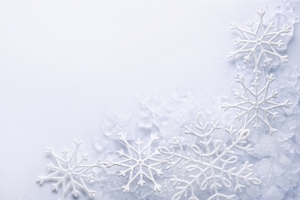 白色雪花背景