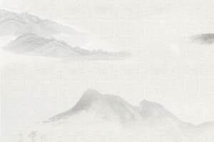 复古白色中国风水墨海报banner