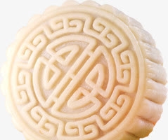 中秋节白色冰皮月饼