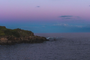 海岸 日落 地平线 大海 天空 4k壁纸 3840x2160