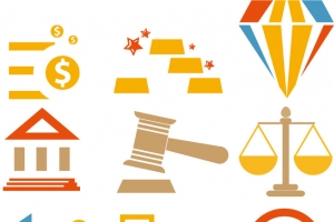 金融矢量卡通图标