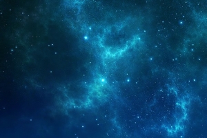 蓝色星空壁纸海报高清PNG透明背景摄影设计素材免费下载