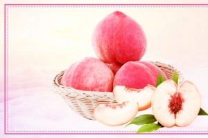 粉色水果食品桃子水蜜桃淘宝banner