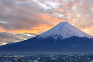 富士山海报背景