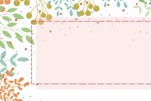 韩风文艺小清新橙色文具用品banner